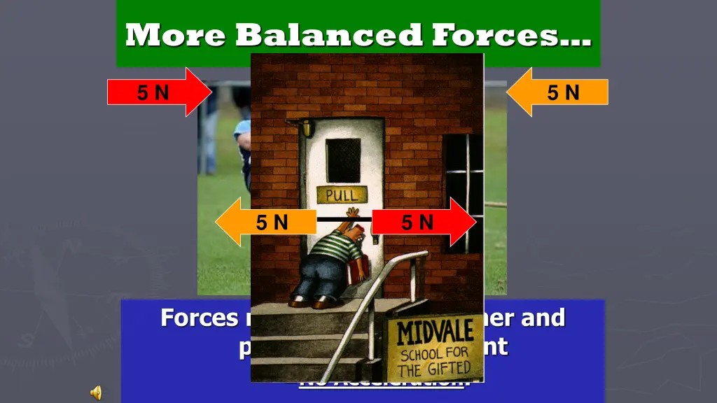 more balanced forces