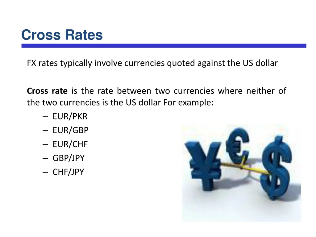 cross rates