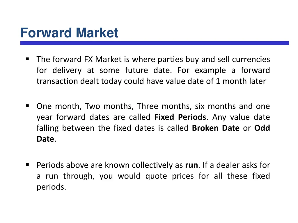 forward market