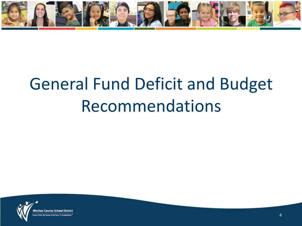 general fund deficit and budget recommendations