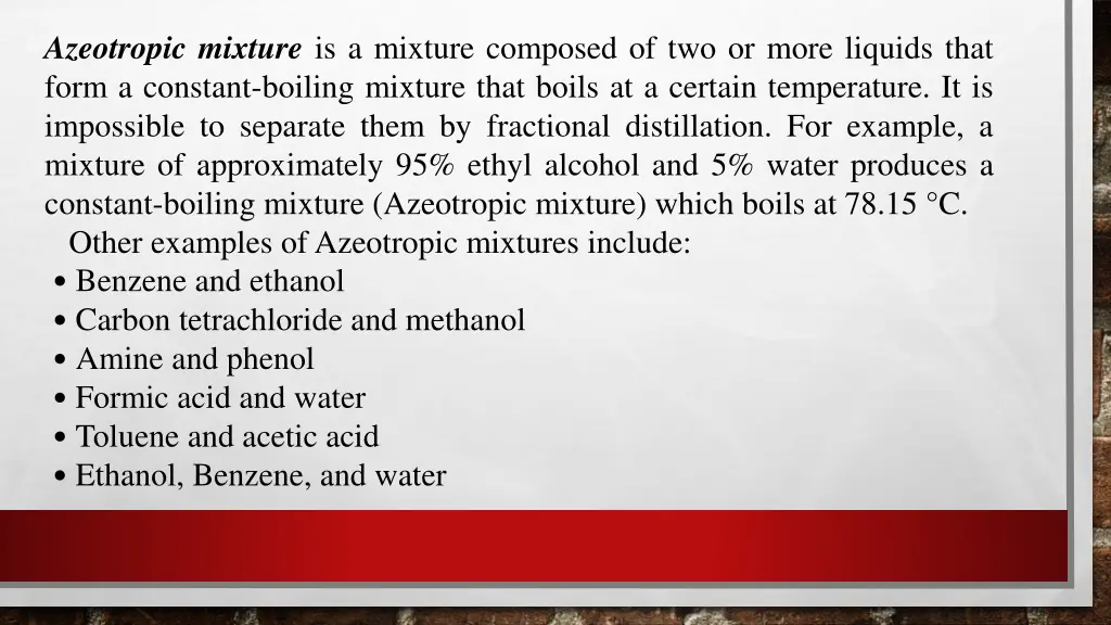 azeotropic mixture is a mixture composed