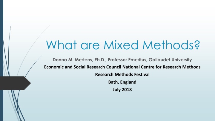 what are mixed methods