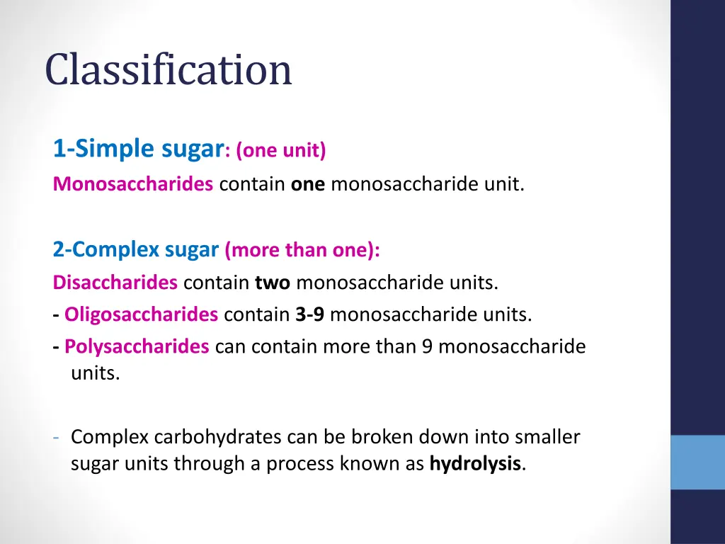 classification