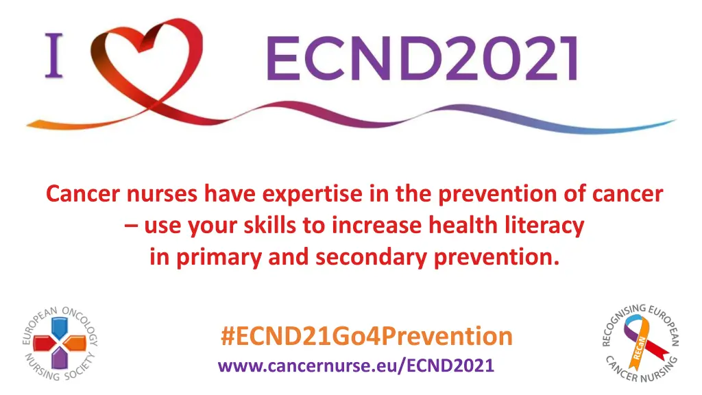 cancer nurses have expertise in the prevention