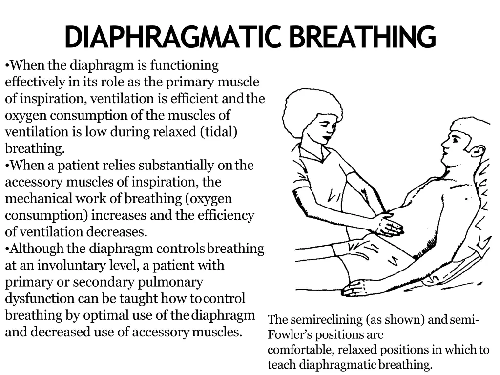 diaphragmaticbreathing when the diaphragm