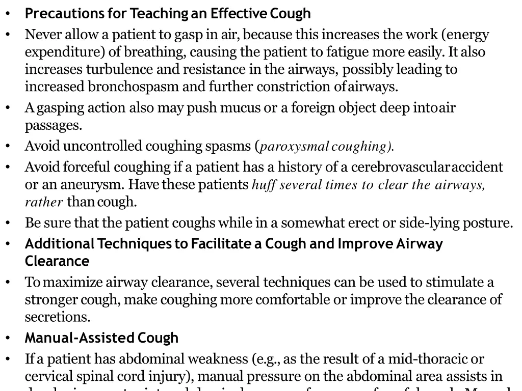 precautionsforteachingan effectivecough never