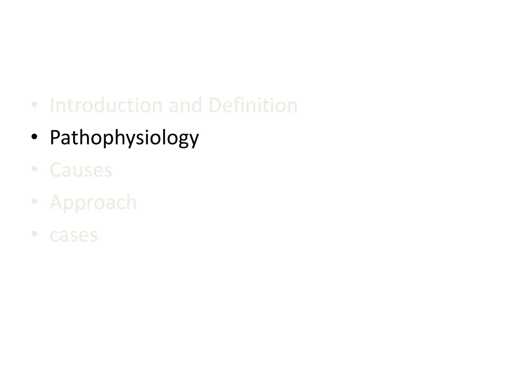 introduction and definition pathophysiology 1