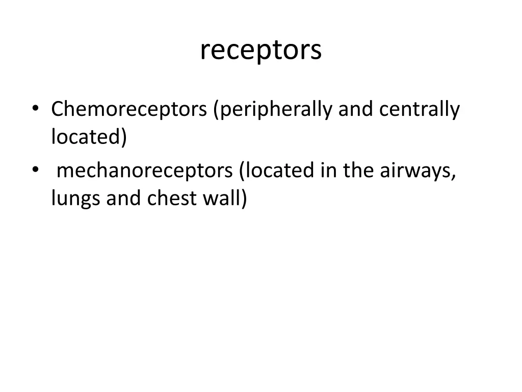 receptors