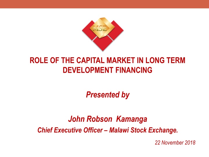 role of the capital market in long term