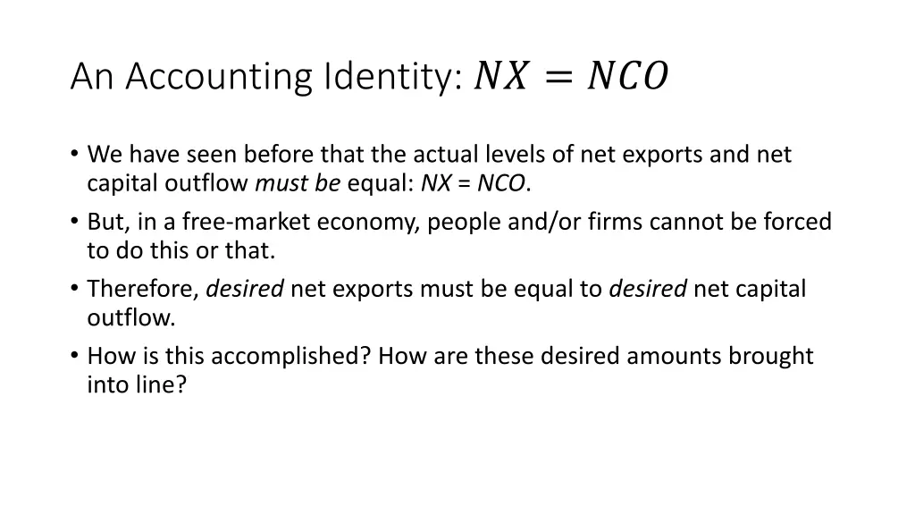 an accounting identity