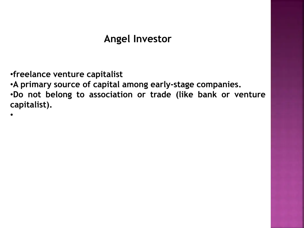 angel investor