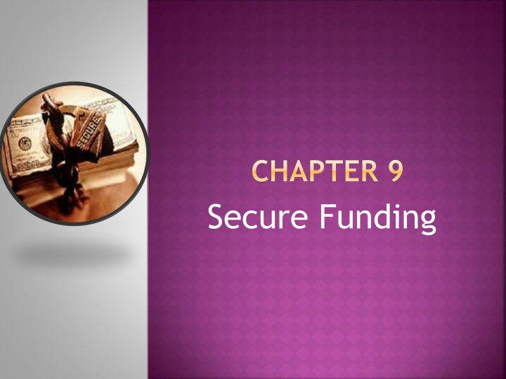 chapter 9 secure funding