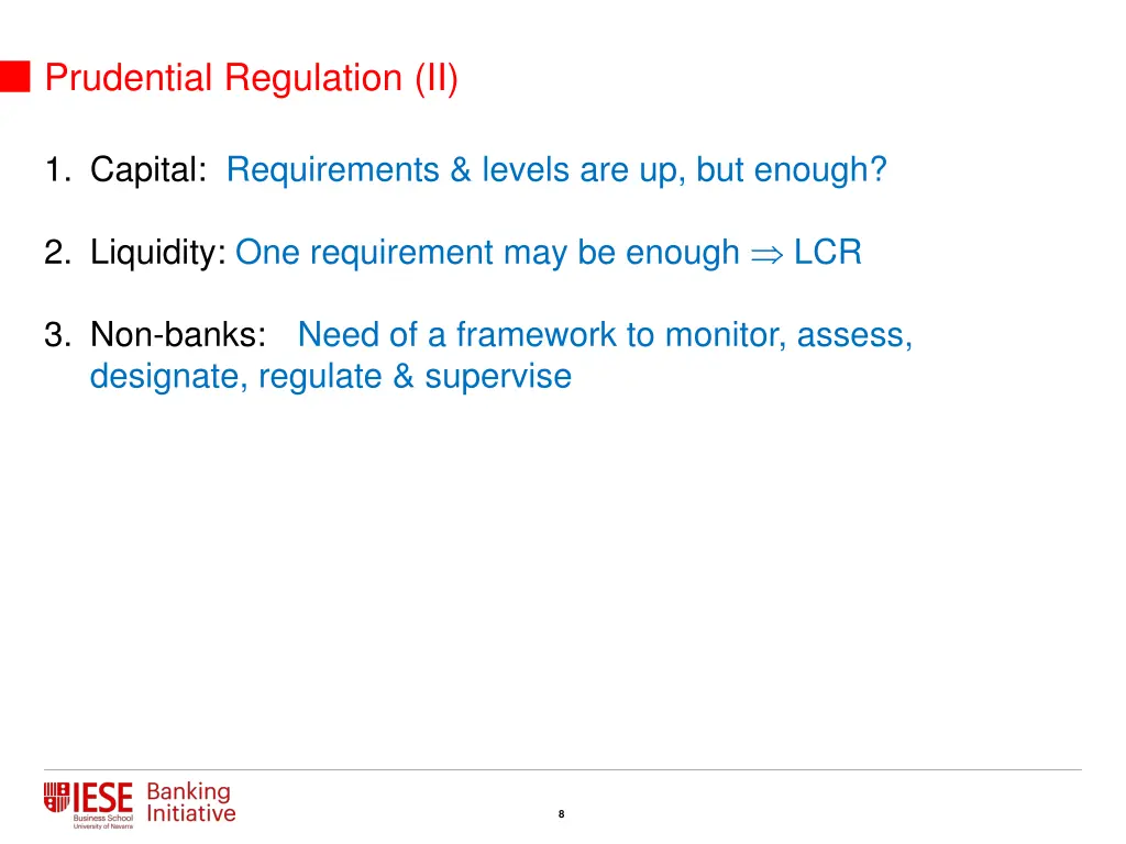 prudential regulation ii