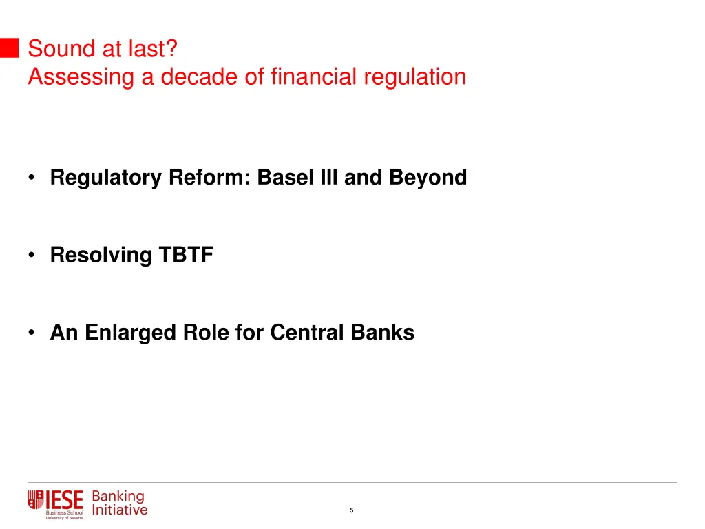 sound at last assessing a decade of financial