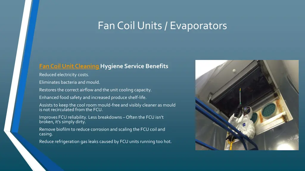 fan coil units evaporators