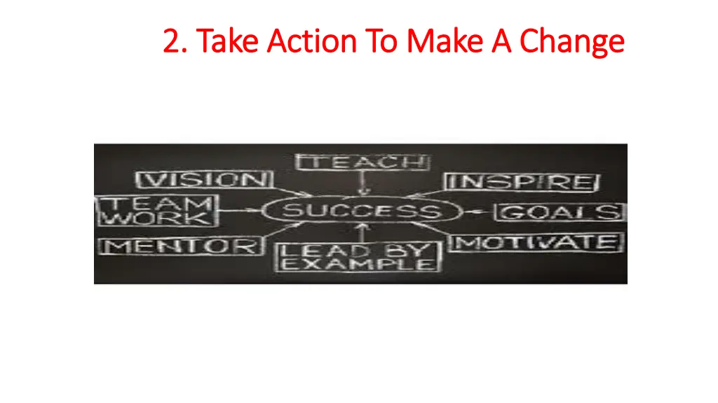 2 take action to make a change 2 take action