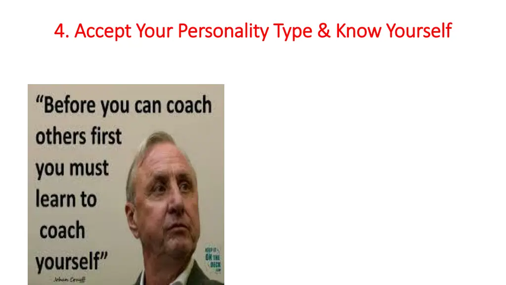 4 accept your personality type know yourself