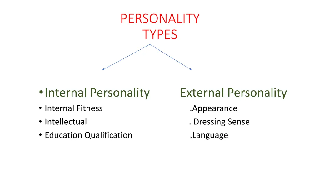 personality types