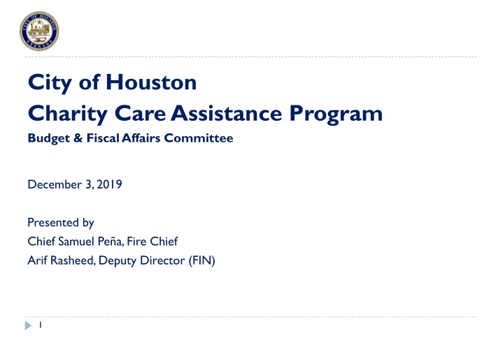 city of houston charity care assistance program