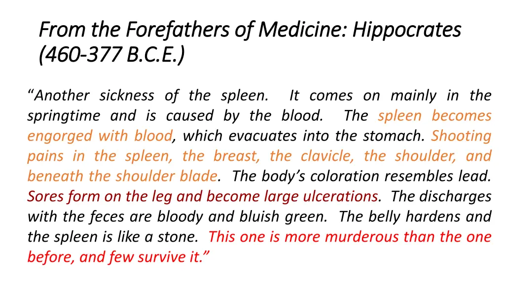 from the forefathers of medicine hippocrates from