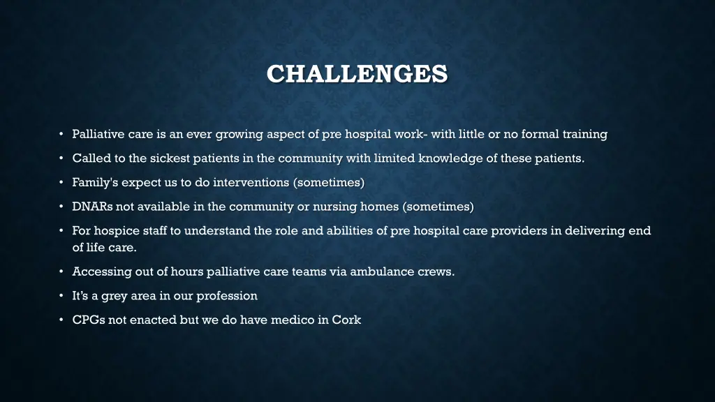 challenges