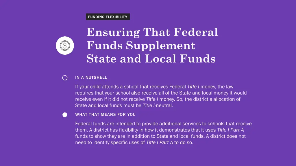 funding flexibility funding flexibility 1