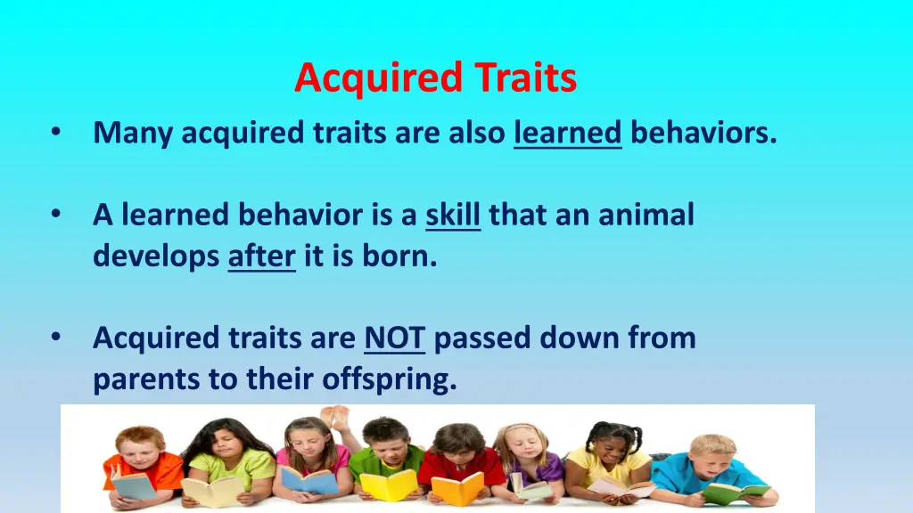 acquired traits 2