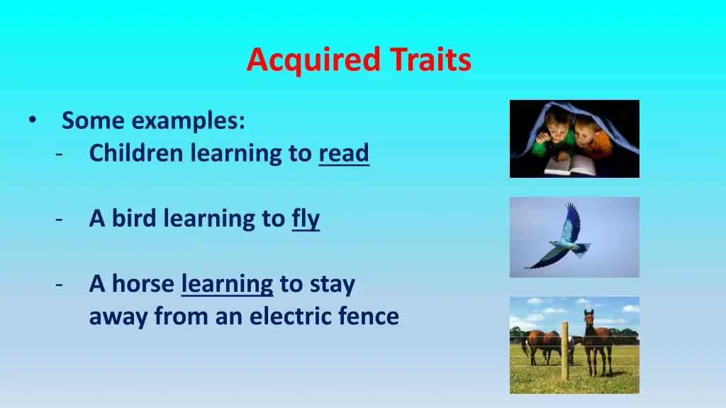 acquired traits 3