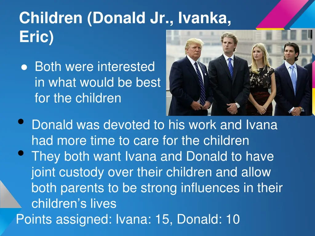 children donald jr ivanka eric