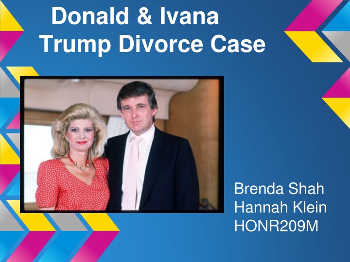 donald ivana trump divorce case