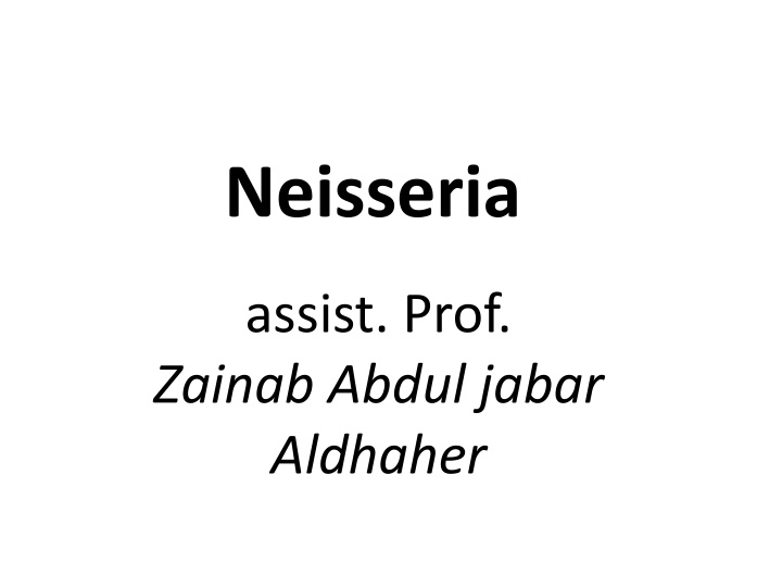 neisseria