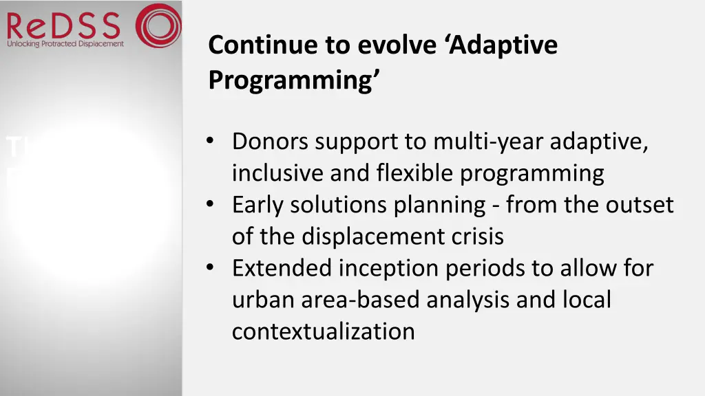 continue to evolve adaptive programming