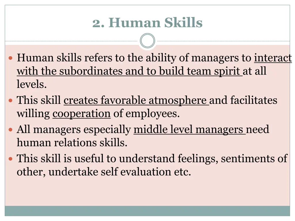 2 human skills