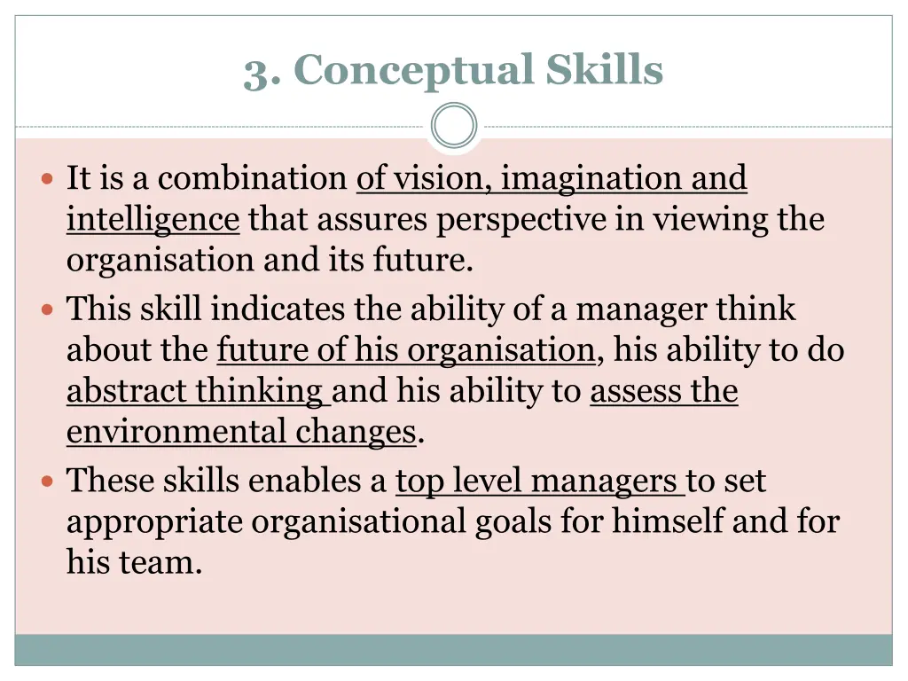 3 conceptual skills