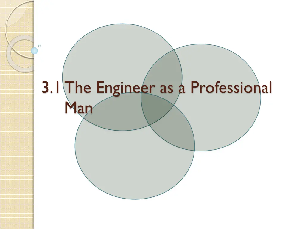 3 1 the engineer as a professional man