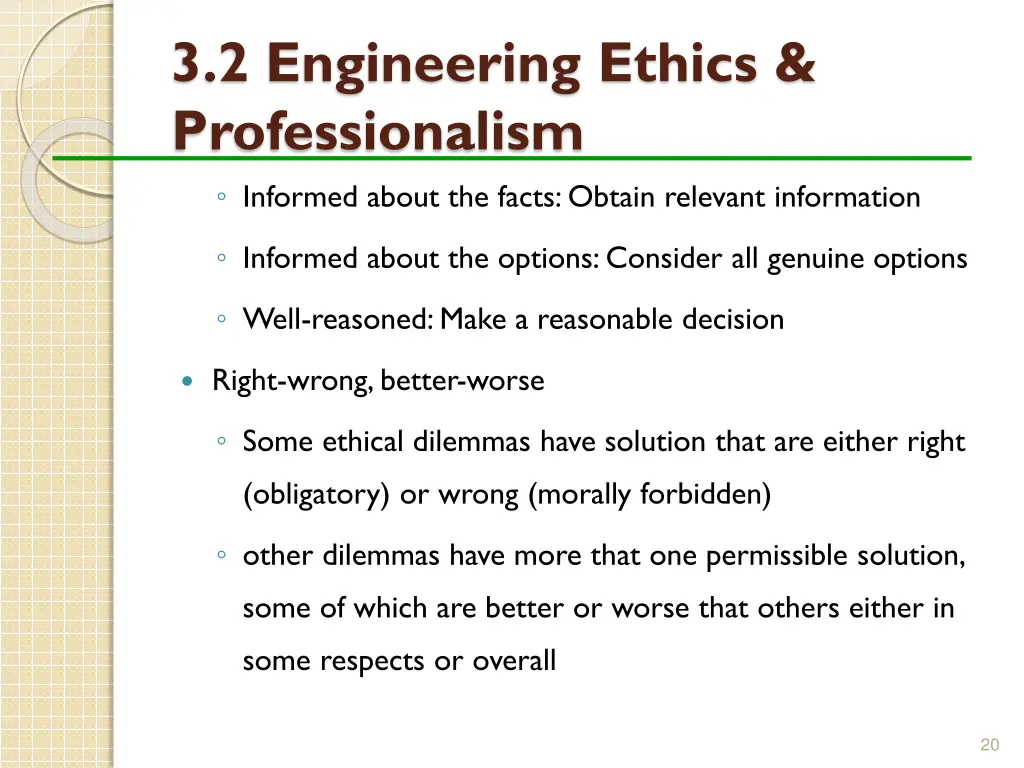 3 2 engineering ethics professionalism informed