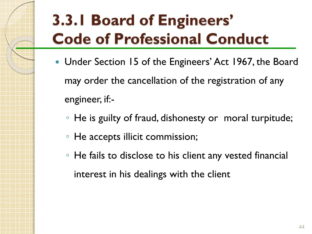 3 3 1 board of engineers code of professional 2