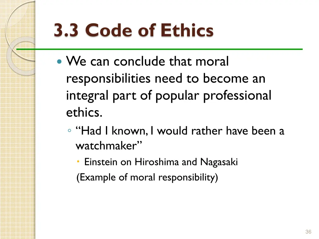 3 3 code of ethics 11