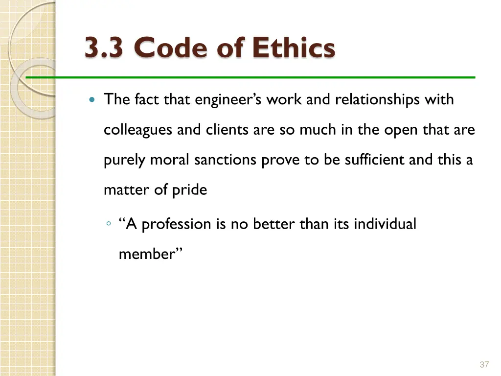 3 3 code of ethics 12