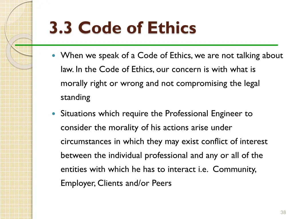 3 3 code of ethics 13