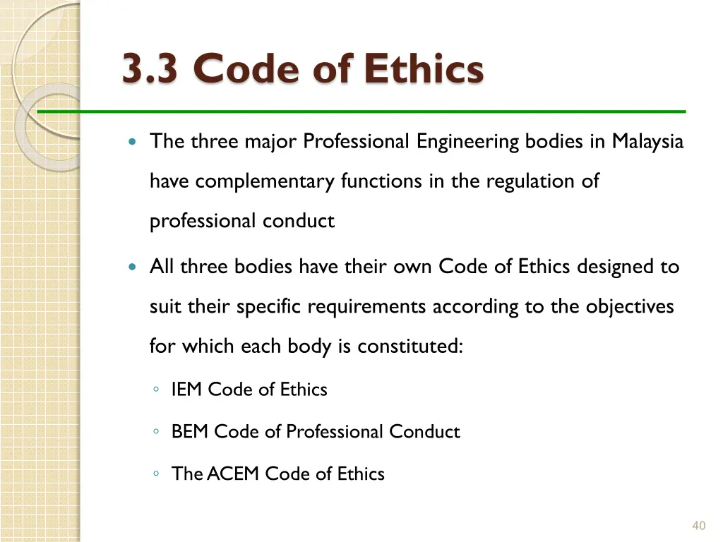 3 3 code of ethics 15