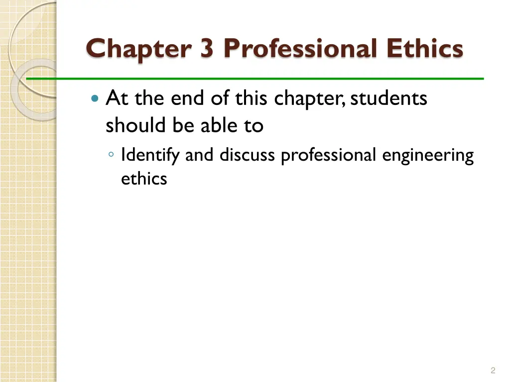 chapter 3 professional ethics 1