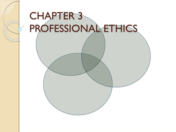 chapter 3 professional ethics