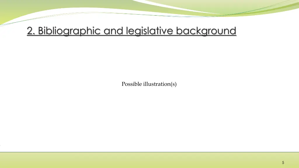 2 bibliographic and legislative background