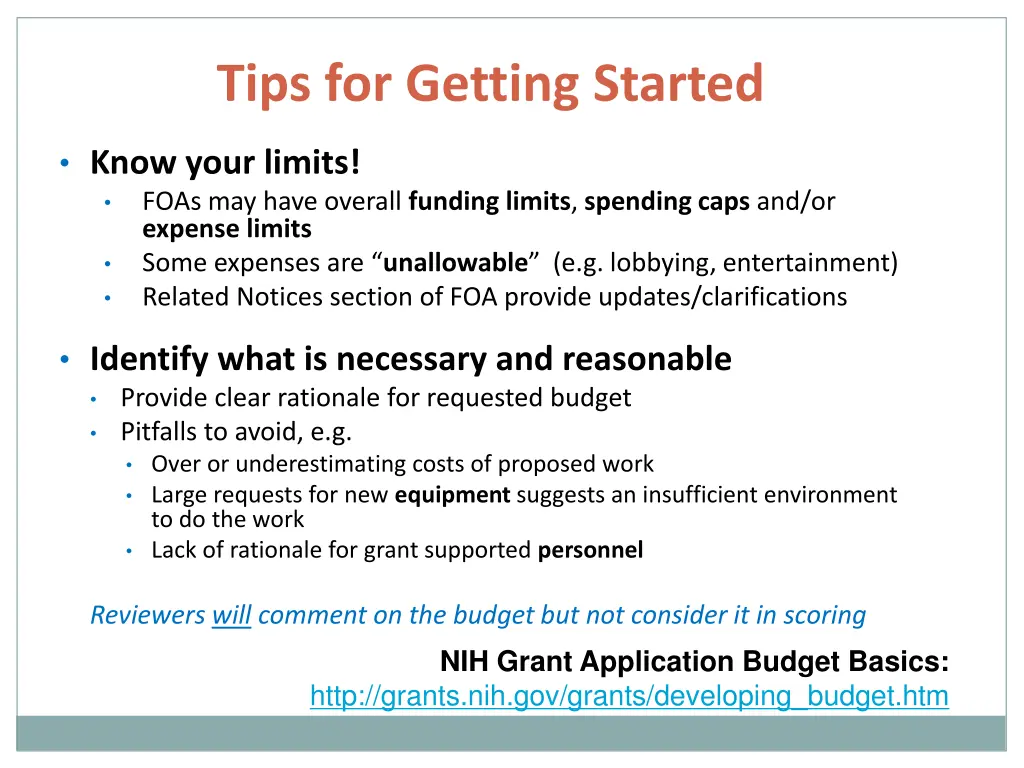 tips for getting started 1