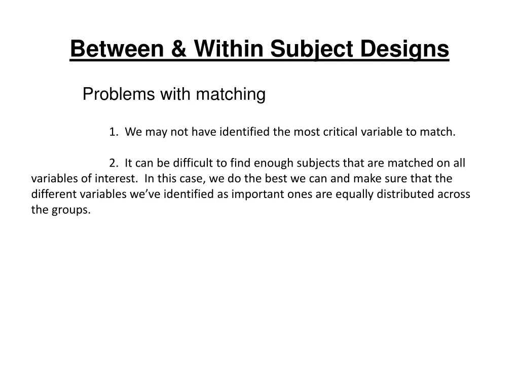 between within subject designs 3