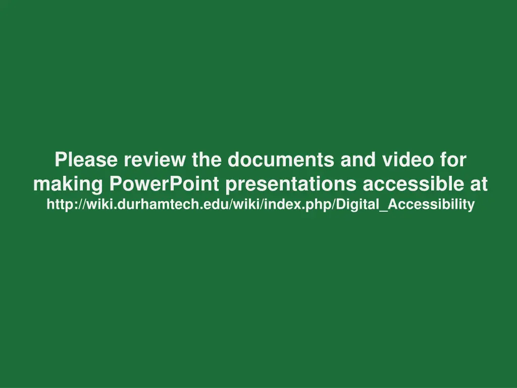 please review the documents and video for making