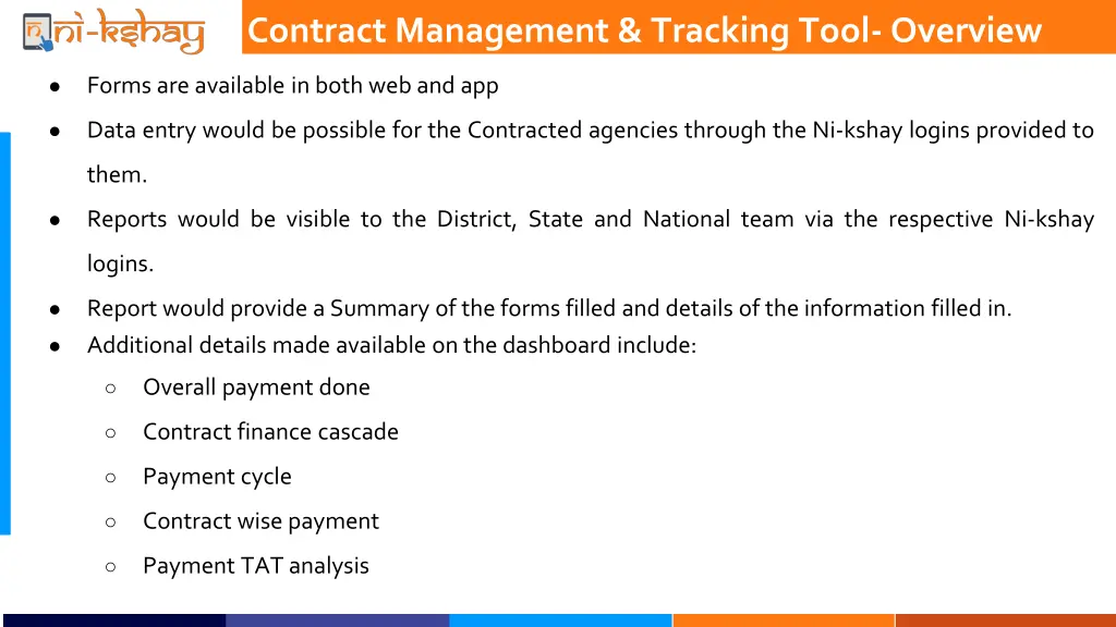 contract management tracking tool overview