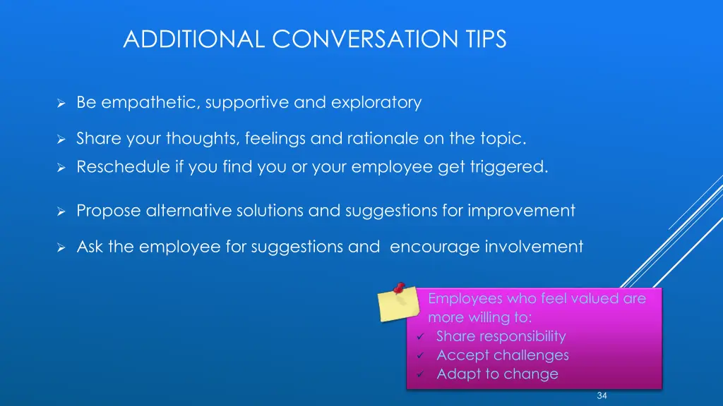 additional conversation tips