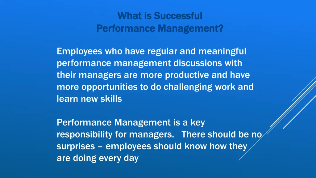 what is successful what is successful performance